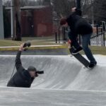 Tony Hawk Instagram – Yesterday I had the privilege of skating Dodge Skatepark, an area that my dad helped to design nearly 35 years ago. It remained in its original form up until November of last year, after locals rallied the city council and raised funds for resurfacing and slight upgrades. It was inspiring to hear from skaters that grew up here, as the park became their gathering place and, in many ways, their salvation from life’s hardships. It wasn’t the best or most modern design but it served a purpose far beyond a training grounds or competitive landscape. The skaters of Columbus and surrounding areas felt connected to this space in a way that is hard to explain unless you’ve been lucky enough to have a place like it. It was kinked and crusty and beloved for its uniquely flawed design. And now it’s smooth with proper coping, but has kept its shape and raw charm. In some ways, it is the only [literal] concrete legacy of my father’s impact on skateboarding; he knew us skaters as creative misfits that just needed a sense of community to thrive into our adult lives. Thanks to Donny @smellycurb for meeting me on this frigid morning and giving me first-hand insight to the rich history of this sacred place. And thanks to my lifelong skate friend & OG skatepark advocate @mikivuckovich for taking these pics. It was my pleasure to help revitalize the park and roll around in my dad’s honor. He would have been proudly stoic but stoked to see it. Dodge Park