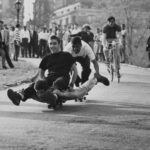 Tony Hawk Instagram – NYC, 1965: skateboarding was already bringing people together for collective joy. The first dude is the coolest, ever. I would love to identify him just to find out how he adopted a perfect stance his first time out… and on his lunch break? 
Last pic is the legendary @pattimcgee, unintentionally paving the way for future generations of women to become pro skaters. 
📷: Bill Eppridge / Life Magazine