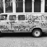 Tony Hawk Instagram – NYC, 1989: we had no days off during the summer Bones Brigade tour but we wanted to visit NYC because none of us had been there before. We drove the tour van from Long Island that morning, parked in the Bowery, made our way to CBGB’s, bought some shirts and got back on the road in time for our demo that afternoon (probably in NJ or PA). Thank you @tsherms for documenting these magical days; they feel like a different lifetime. New York City