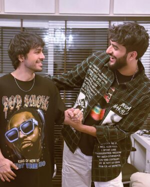 Tony Kakkar Instagram - Tony Kakkar X Abhishek Malhan✨❤️