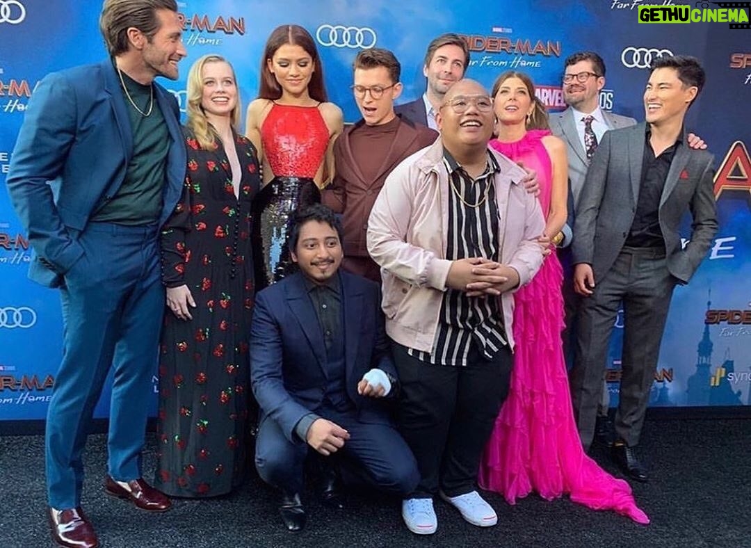 Tony Revolori - 3 Likes - #spidermanfarfromhome I don’t think we knew we were taking photos.