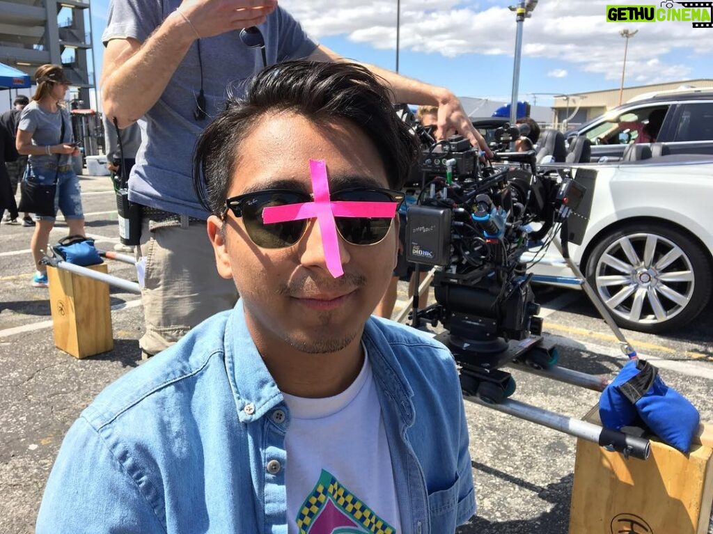 Tony Revolori Instagram - When they don't believe your face is a pretty enough for another actor. They do this. #setlife