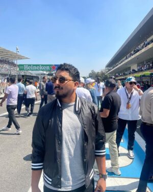 Tony Revolori Instagram - Thank you @alfaromeostake for letting me join in this weekend’s race #mexicogp. 

Special shout out to @shy_rajdev for the great photos!