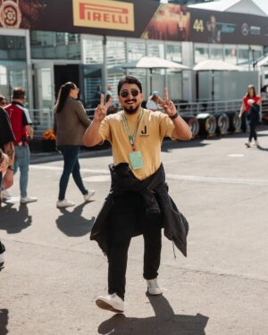 Tony Revolori Instagram - Thank you @alfaromeostake for letting me join in this weekend’s race #mexicogp. 

Special shout out to @shy_rajdev for the great photos!