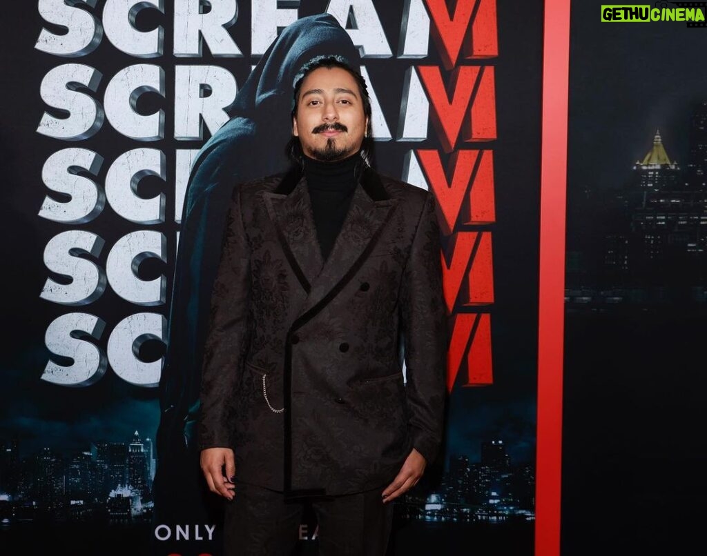 Tony Revolori Instagram - Well. I did a thing. Thank you to the @screammovies cast and crew for such a fun time. Can’t wait for you guys to watch this one. Remember don’t spoil it for people who haven’t seen it yet. Styling @slimecityangels Grooming @nicoleellemakeup Suit @dolcegabbana Watch @rolex