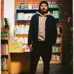 Tony Revolori Instagram - Had a great opportunity to have a brain-fogged chat with Cariann @l.odet and dope dog and pancake filled shoot with @dimitritzoy. Had a blast doing both. Big thank you to @skylightbooks for letting us sneak some photos in the store. Shoes: @onitsukatigerofficial Hoodie: @logic