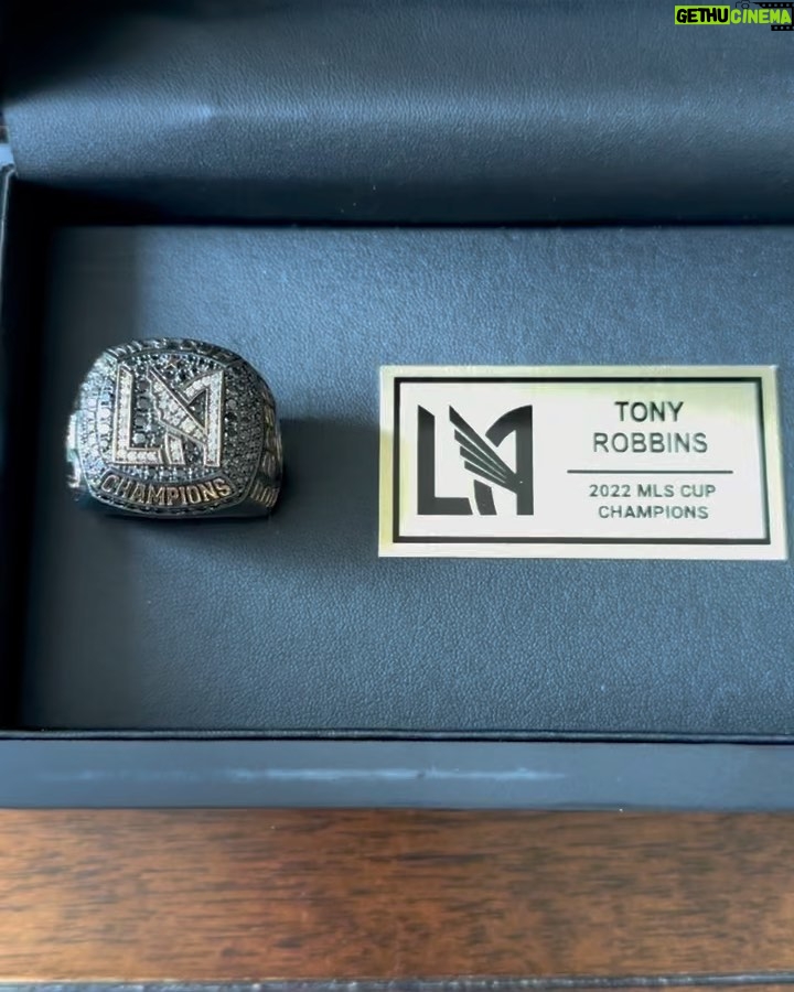 Tony Robbins Instagram - Ring Ring! 💎💍 ⚽ 🏆and @LAFC made history when the team won its first-ever MLS Cup in 2022 we've now got our CHAMPIONSHIP RING in hand! This incredible milestone also marks my 7th championship ring across sports leagues. I've had the privilege to work with campus from MLS, NBA, MLB, NHL, and even E-Sports.  From founding the club back in 2014, crafting our colors and badge, engaging with the L.A. community and supporters, to our inaugural 2018 season in the brand-spankin-new Banc of California #soccer stadium, and ultimately claiming the 2022 MLS Cup Champions title—it's been an INCREDIBLE 8-year ride. 🚀 We've gone from a dream to a UNIFYING FORCE OF ENERGY and CHAMPIONSHIP TEAM for all Angelenos, right here in my original hometown. 🌴🌇🙌  There are many people to congratulate and thank, starting with my dear friend and co-owner, PETER GUBER, for being an essential part of this incredible journey.❤️ A special shoutout to our coach, @stevecherundolo, for his EXCEPTIONAL LEADERSHIP and of course the players on the pitch! @carlosv11_, @jmacdaddy77, @garethbale11, and the entire team for their OUTSTANDING performance. They showcased their collective hunger for VICTORY, netting a goal in the 128th minute against Philly and ultimately securing the CHAMPIONSHIP in a penalty shootout. This Final will go down as one of the most LEGENDARY matches in all of MLS HISTORY.🔥  This is a club that constantly finds a way, never backs down, and pushes through with RELENTLESS FOCUS—a true club of CHAMPIONS!  After last night's commanding performance, LAFC advances to the Concacaf Champions League semifinals. Can you feel the MOMENTUM?! Perfect timing heading into their next match — El Traffico!! LAFC vs. cross-town riaval @lagalaxy on Sunday, April 16. It’s such an honor to be a partner and owner in this exciting organization.  While the victory is theirs, I'm deeply grateful to have been involved in this phenomenal experience. 😎  L.A. is BLACK and GOLD! 🖤💛⚽️