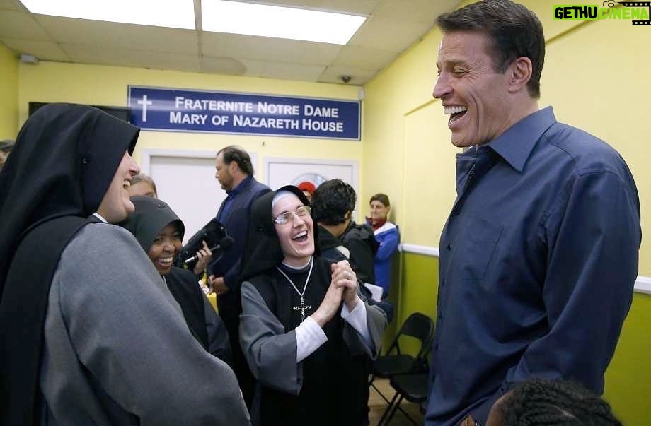 Tony Robbins Instagram - Congratulations to the Sisters of the Fraternite Notre Dame Mary of Nazareth – their new soup kitchen 🍽 in the Mission District of San Francisco is set to open early 2023! I met these persistent little Sisters a few years ago when I read the news that they were being evicted. 📰 I teamed up to buy them a new building to help them continue doing God’s work — offering hot meals, kind words, loving kindness and comfort to our brothers and sisters deeply in need, living on the streets of one of the toughest neighborhoods in the Bay area. Thank you to my friend and partner in this project, Salesforce founder and SF local hero, Marc Benioff. And huge gratitude to so many of YOU who signed petitions 🖊, spread the word 🗣, generously donated and showed support ❤️ to the Sisters throughout these years of rallying for their cause. In the face of seemingly insurmountable challenges and obstacles, their servant hearts never wavered in their mission to be a force for GOOD in this world. They truly practice what we know to be true: THE SECRET TO LIVING IS GIVING!