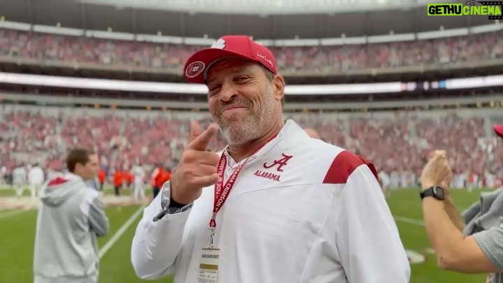 Tony Robbins Instagram - Roll Tide Roll Baby!! 🔴🏈 Bryant–Denny Stadium