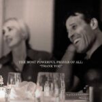 Tony Robbins Instagram – Happy Thanksgiving! This is that special time of year when we hit the pause button, soak in the present moment, and reflect on the things that make our life so meaningful: the people, places, cherished memories, and magical moments that make our hearts dance with joy. It’s a time when we gather with our loved ones, family, and friends, and share in the spirit of gratitude. 

Around the table, we often pose a simple yet profound question: “What are you grateful for?” 

I invite you to join me for a moment of reflection for all of the blessings in our lives, both grand and seemingly small. By focusing our attention on appreciation, we’ll find even more to be grateful for! 

As you spend time with your loved ones this week, take a moment to notice all the beauty around you. What can you choose to be joyful about? Who deserves your heartfelt “thank you” this year? 

Share with those you love and the people around you what they mean to you. Thank them with simple kindness and voice your appreciation. Send a note, share a smile even if it’s with a stranger. You might even consider offering a prayer — you don’t have to be religious or spiritual to do it. The most powerful prayer I know is simply: thank you. 🙏🧡 

Yours in deep gratitude, 

Tony and Sage