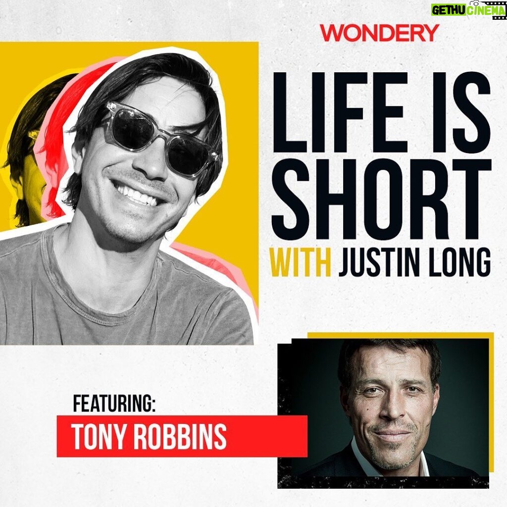 Tony Robbins Instagram - The legendary inspirational speaker @tonyrobbins shared his enormous brain and heart with us on @lifeisshortpodcast! We spoke for an hour just over a month ago and I’ve been thinking about our conversation several times a day since. He’s offering a FREE online seminar called #TimeToRise Summit that takes place next week: Jan 25th to 27th (timetorisesummit.com). You can also preorder his new book THE HOLY GRAIL OF INVESTING - the latest in a trilogy that offers invaluable strategies to achieve valuable financial freedom. 1. Our new logo for LIFE IS SHORT PODCAST! Designed by my multi-talented wife @katebosworth! 2. Tony and I discuss starring in a possible remake of “Twins” (among many actual + fascinating things we discussed) 3. A pic from when Tony and I briefly worked together on a never-aired “Mac vs PC” commercial. If you look closely, you can see a tiny @johnhodgman in the distant (and now-famous) white background Thanks to Tony and to all our dedicated Shorties!