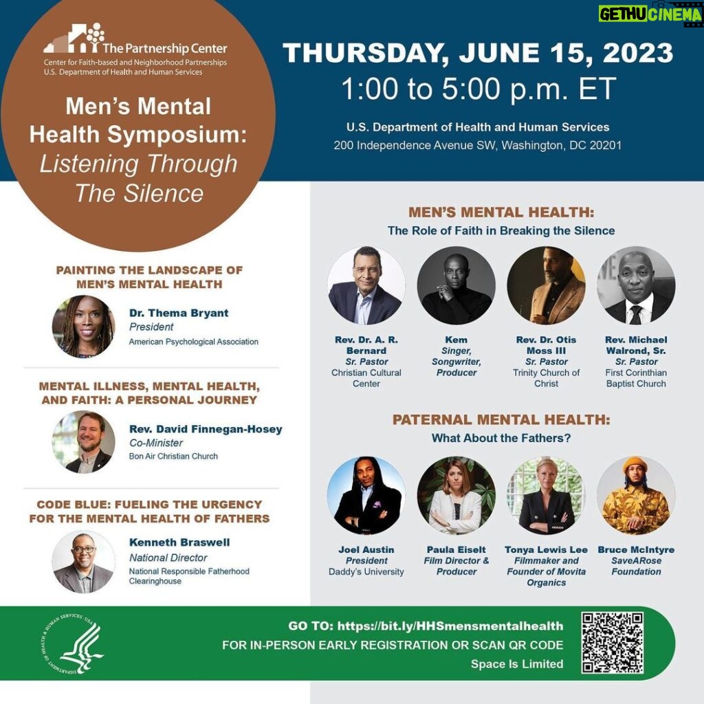 Tonya Lewis Lee Instagram - This Thursday! Join me, @pizelt, @bizmacthe3rd and an amazing group of panelists for a discussion on men’s mental health and paternal mental health. This discussion is in-person but you can also register online to tune in virtually. Click the link in my stories to sign up.