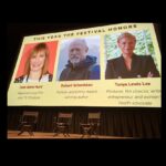 Tonya Lewis Lee Instagram - Last night I was honored at the Socially Relevant Film Festival New York. I was honored alongside Gale Anne Hurd and Robert Shenkkan. I can’t believe I shared a billing with these true heavyweights of the industry. Thank you to Nora Armani the founder of SR Film Fest for the recognition and for bringing diverse stories to a common place of shared humanity. #repost @srfilmfestnyc