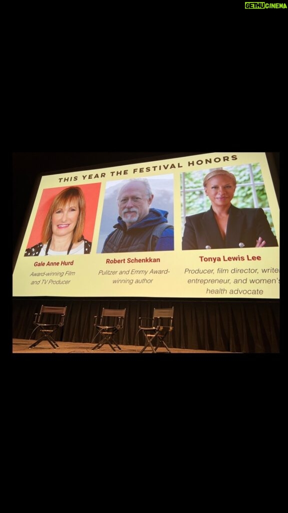 Tonya Lewis Lee Instagram - Last night I was honored at the Socially Relevant Film Festival New York. I was honored alongside Gale Anne Hurd and Robert Shenkkan. I can’t believe I shared a billing with these true heavyweights of the industry. Thank you to Nora Armani the founder of SR Film Fest for the recognition and for bringing diverse stories to a common place of shared humanity. #repost @srfilmfestnyc