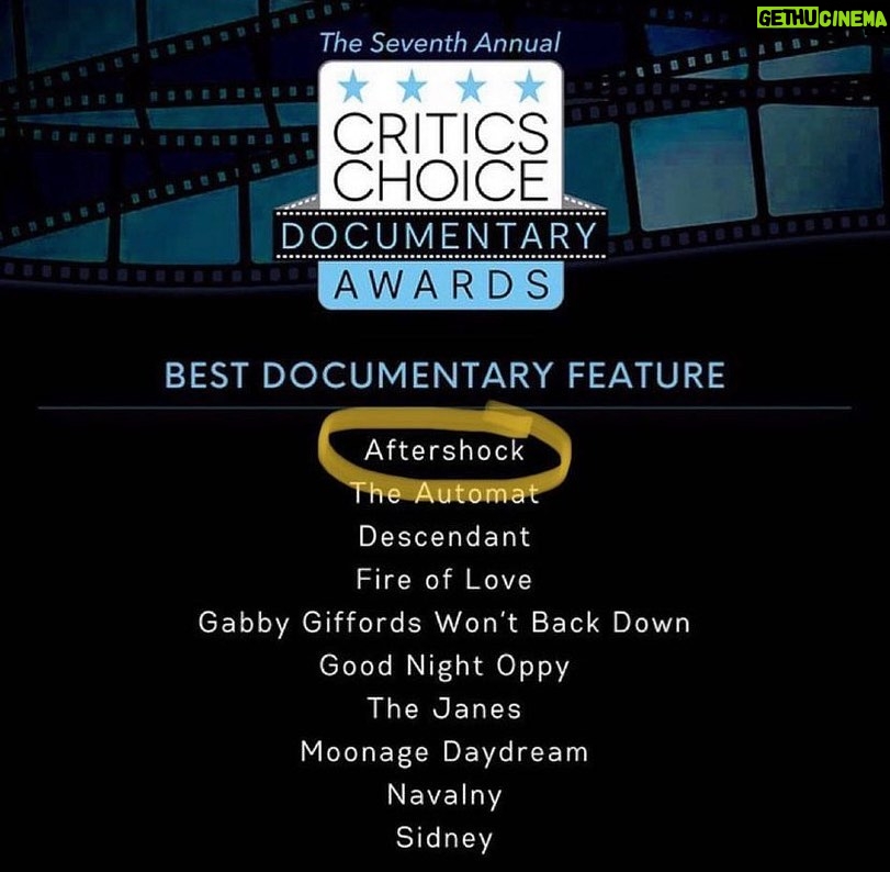 Tonya Lewis Lee Instagram - Thank you @criticschoice for not one but two nominations for @aftershockdoc 👏🏽 Thank you to the Aftershock team and thank you @criticschoice for the recognition. @pizelt @shawneethehealer @bizmacthe3rd @m_u_z