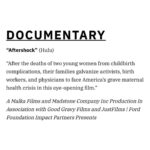 Tonya Lewis Lee Instagram - So thrilled that Aftershock has been recognized with a Peabody Award…the film is in honor of Shamony Gibson and Amber Rose Issac…may they continue to inspire love and enduring change for the better of all mothers.