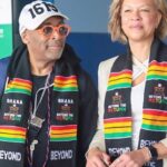 Tonya Lewis Lee Instagram - Returning to Ghana after 400 years with the first black VP of the US is so deeply meaningful to me…yes, I have Ghanaian heritage according to DNA. And I love the policy of the White House to strengthen the partnership between the US and the continent. Africa is an amazing place…the Ghanaian people are so warm, the art so vibrant, the food so delicious…there is much happening here!