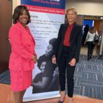 Tonya Lewis Lee Instagram – It was great to connect with my friends, Regina, Stacey, Valerie at the BHDEA. I spoke on the panel “Racial Disparities in Maternal and Infant Health.” My co-panelists and I discussed the ways black directors and business owners can hold the system accountable for the unnecessary deaths of so many black women. We can bring innovative business ventures to the conversation to make for better birth outcomes for black women.
