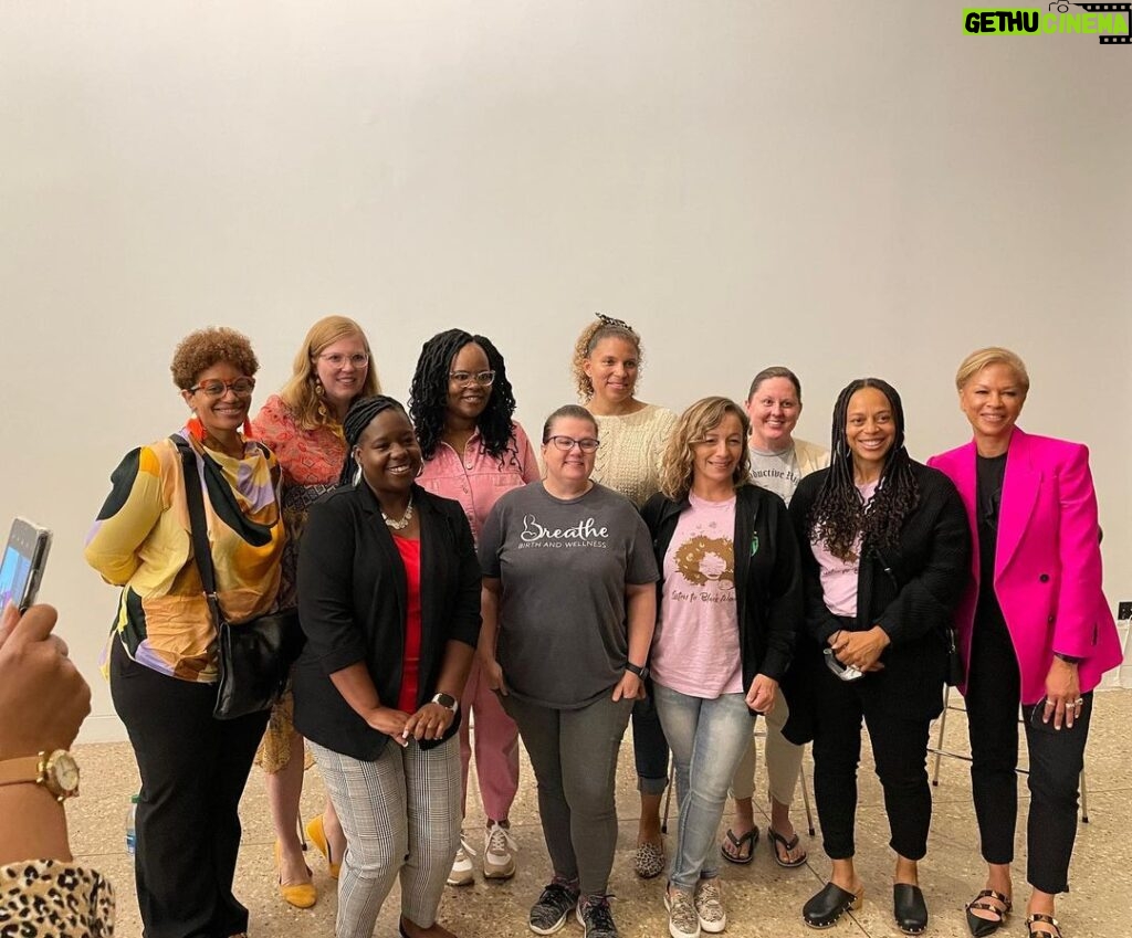 Tonya Lewis Lee Instagram - All smiles at the screening of @aftershockdoc in Tulsa OK. These amazing birth workers are a village of women supporting black maternal health in Tulsa. They are an inspiration 🙌