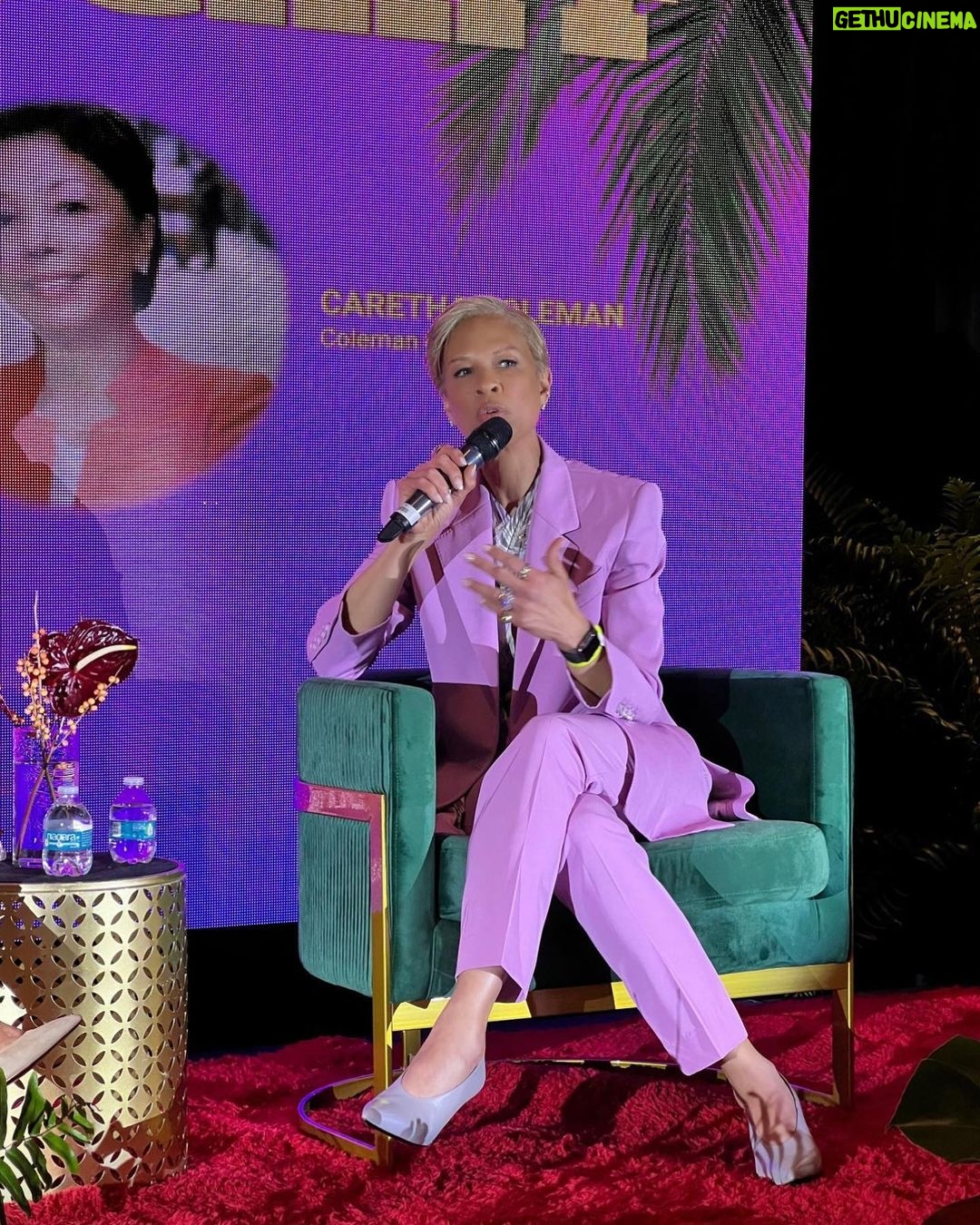 Tonya Lewis Lee Instagram - I had an amazing experience at @cultureshiftlabs #Miami I participated in a fireside chat with @CarethaColeman in the Health and Wellness House, where I spent most of my time. The innovation that Black and Brown individuals are driving for the future of all our health is truly inspiring, and the funding being allocated towards it is equally exciting. It was great connecting with the @Walmart team, who are dedicated to making a positive impact in underserved communities through various initiatives. I also got to hear from brilliant AI entrepreneurs like @techwithx, discussing the power and future of AI for good and wealth creation. A big thank you to @AndreaDiversity for inviting me to participate and to her partner at the Culture Shifting Summit, David Parker. It was an incredible experience! #makingshifthappen