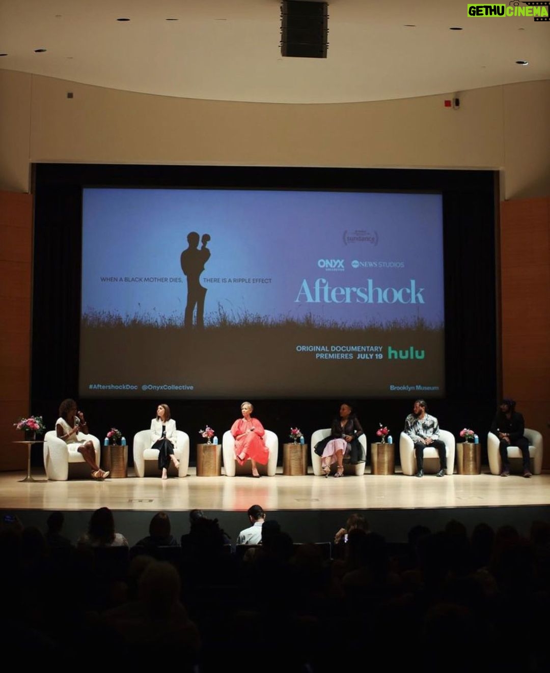 Tonya Lewis Lee Instagram - #repost @onyxcollective Thank you @brooklynmuseum! Our community screening of, “Aftershock” in Brooklyn, where so much of the film takes place, was a full circle moment. ❤️ #AftershockDoc, an original documentary from #OnyxCollective and @ABCNews Studios, premieres Tuesday, July 19th on @Hulu.