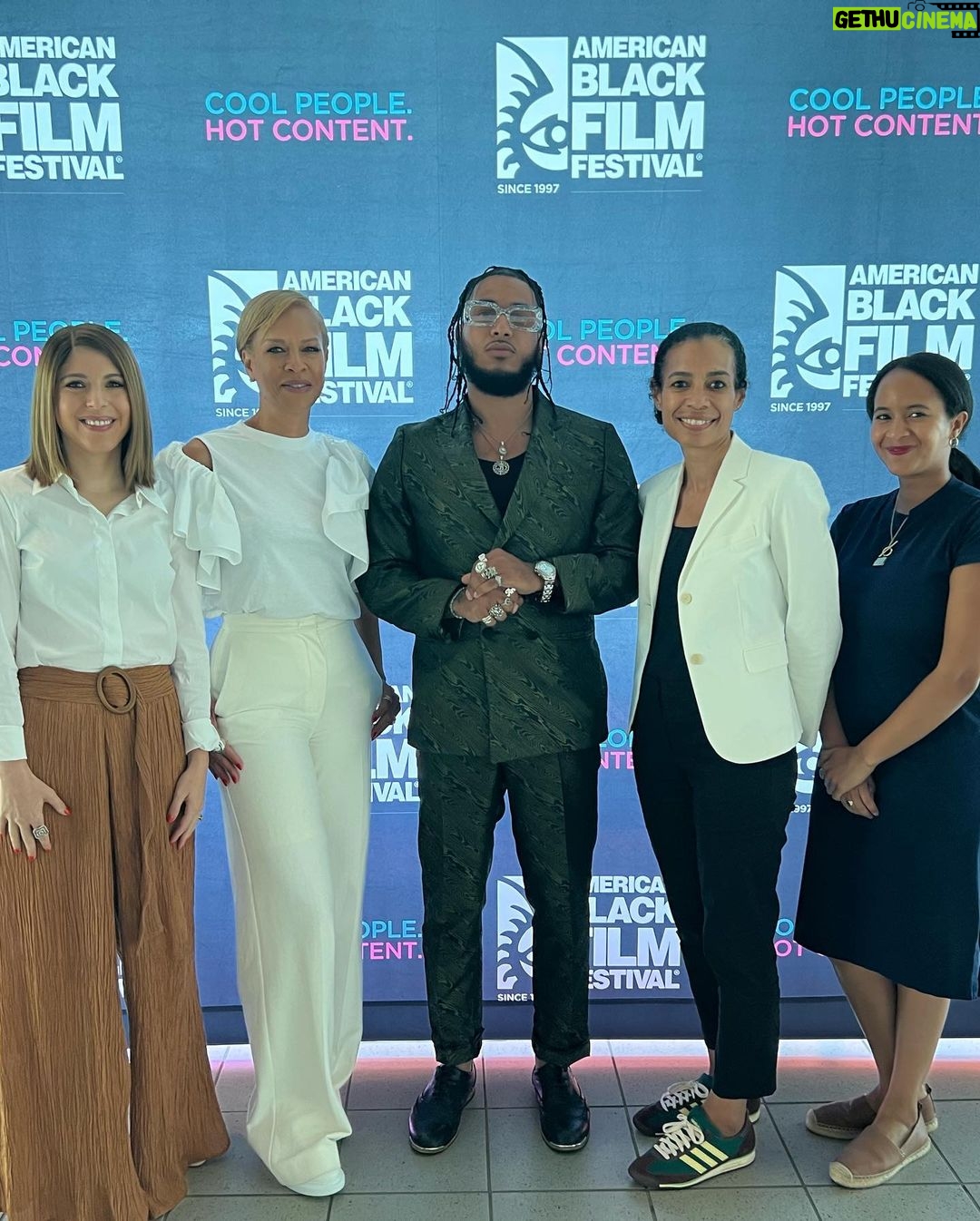 Tonya Lewis Lee Instagram - Thank you @americanblackfilmfestival for the amazing screening of #aftershock! It’s so good to be back! @pizelt @bizmacthe3rd @onyxcollective