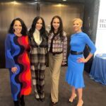 Tonya Lewis Lee Instagram - Such a pleasure sharing the stage with fellow producers and powerhouse women: @Debramchase @madamefaleshill @Crystalmccrary to talk about being a producer and the importance of diverse storytelling for all people. Thank you @paleycenter for this fantastic and productive opportunity!
