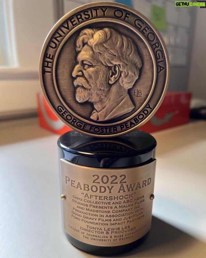 Tonya Lewis Lee Instagram - Celebrating Aftershock's Peabody Award! ✨🏆 Today is a moment I've been waiting for, the Peabody Award for Aftershock arrived, and with it, waves of emotion and pride.  @AftershockDoc is not just a film; it is a testament to the lives of Shamony Gibson and Amber Rose Isaac, to their families, and to the urgent maternal mortality crisis we must confront in our country, particularly for women of color. In the absence of a ceremony due to the Writers Strike, this acknowledgment still echoes loudly. It is a tribute to the collective effort poured into this project, a testament to the resilience of voices often unheard. The absence of celebration doesn't diminish the significance of this honor—it amplifies it. With every frame, Aftershock speaks the truth, shines a light, and honors the legacies of these remarkable women and their families. Thank you for standing with us, and for acknowledging the power of storytelling in sparking change. Together, we continue to amplify these vital conversations, ensuring that the legacy of Shamony, Amber, and countless others lives on. Please support their foundations in their memory: @theariahfoundation @savearose.foundation #AftershockFilm #PeabodyAward #MaternalMortality #LegacyOfStrength #AmplifyVoices #StorytellingForChange #PowerfulNarratives #HonorTheirLegacy #VoicesThatMatter