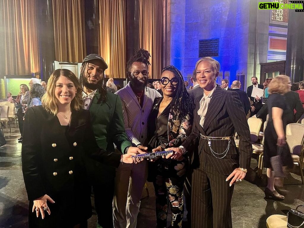 Tonya Lewis Lee Instagram - Honoring Aftershock’s Triumph at the 2024 duPont-Columbia Awards! 🎥🌟 @aftershockdoc received the prestigious Silver Baton yesterday! I am so grateful to our team behind Aftershock, shedding light on the urgent issue of preventable childbirth complications affecting women in our country, especially Black mothers. 🙏🏽💔 “I was blown away by the work in our class and truly honored to have Aftershock recognized as best in class of journalism by @Columbia @ColumbiaJournalism This award is truly meaningful to me!” 🌍✊🏽 Aftershock not only captivates with storytelling but also sparks crucial conversations on the Black Maternal Crisis in the USA. We extend our heartfelt gratitude to those who shared their stories and the brave women we’ve lost—your voices echo for change. 💚🤍🖤 I also met inspiring students at the awards, reinforcing hope for a brighter future where truth and awareness prevail. Together, let’s continue to champion meaningful journalism and advocate for maternal health. 🤝🏽📣 #Aftershock #duPontColumbiaAwards #MaternalHealth #JournalismExcellence #TruthMatters