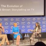 Tonya Lewis Lee Instagram - Such a pleasure sharing the stage with fellow producers and powerhouse women: @Debramchase @madamefaleshill @Crystalmccrary to talk about being a producer and the importance of diverse storytelling for all people. Thank you @paleycenter for this fantastic and productive opportunity!