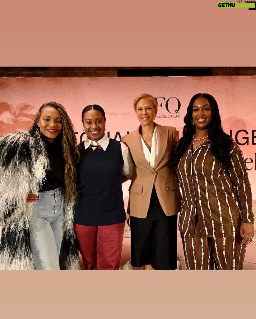 Tonya Lewis Lee Instagram - For the first time women represent 51% of (US) CMOs. But we have work to do. In advertising, women represent just 35% of creative directors and only 1% of agency owners. It’s time to raise the profiles of women in advertising. I joined The Female Quotient #EqualityLounge @advertisingweek 2023 with some inspiring leaders @naturallybigbritt @hellawkwardcards @finesseyourclaws @danyel_surrencyjones @amazon and together we’re changing the equation and closing the gender gap. Tune in online to watch - link in bio @femalequotient #advertisingweek2023 #WomenInLeadership #GenderEquality #WomenInAdvertising #DiversityInMarketing #EmpowerHer #AdvertisingEquality #FemaleLeadership #ClosingTheGap #InclusiveWorkplace #EmpowerWomen #BreakingBarriers #AdWeek2023 #GenderBalance #AdvertisingDiversity #RaisingProfiles #Movita #MovitaOrganics #amazon #amazonBlackBusinessAccelerator