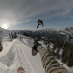 Torstein Horgmo Instagram - @gopro BTS from the BTS. This is Craig’s POV of a damn near perfect Austrian sunset not too long ago 🌬✨ #gopro #goproMax Arlberg Pass