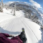 Torstein Horgmo Instagram - That bouncy castle from a recent post. This is my favorite type of shralpinism, amongst all my other favorites 👍🏻 shot on @gopro Also nice track @ferrarski 😂 @RockstarEnergy @GoPro @Oakley @OakleySnowboarding @UnionBindingCo @CoalHeadwear @SoundBox