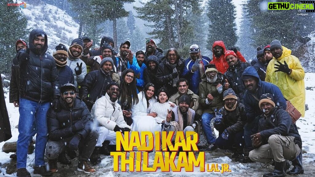 Tovino Thomas Instagram - As we wrap up the incredible journey of creating NADIKAR THILAKAM, we want to express our deepest gratitude to every artist and technician involved in this project. Over three years, we embarked on a thrilling adventure, shooting across 30 unique locations—from Dubai and Hyderabad to Kashmir, Munnar, and Kochi—spanning six months filled with over 100 days of captivating moments. In our journey, we encountered unexpected challenges, from artist injuries to navigating unpredictable weather and challenging terrains. However, your unwavering dedication and resilience turned each hurdle into a testament of our determination and perseverance. This cinematic voyage offers a peek into the enchanting world of an actor in cinema, showcasing the magic and charm that fills our industry. Stay tuned, as the first look poster of NADIKAR THILAKAM is on its way. #NadikarThilakam #CinematicJourney #FirstLookComingSoon #laljr #tovinothomas #soubinshahir #bhavana #baluvarghese #sureshkrishna Kochi, India