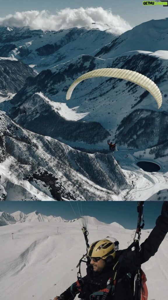 Tovino Thomas Instagram - പറക്കുന്നതും കണ്ടവരുണ്ടത്രേ …..🪂 . . . #paragliding #georgia🇬🇪 #gudauri