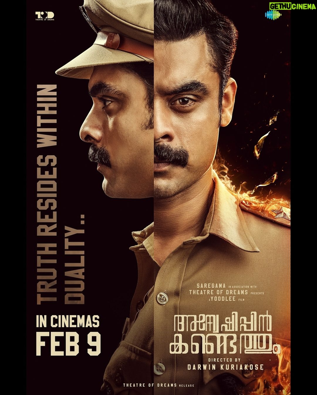 Tovino Thomas Instagram - Watch the truth unfold on February 9th, 2024! @tovinothomas @actor.siddique @harisreeasokan @pramod_veliyanadu @vineeth_thattil_david @rajagopal_rahul @actorindrans @shammithilakan_ @kottayamnazeer @azeesnedumangad @baburajactor @arthana_binu @danceramyasuvi @darwinkuriakose @saregamamalayalam @yoodleefilms @suraj_k16 @theatreofdreamsofficial @musicsanthosh @gautham___sankar @d_i_l_e_e_p_n_a_t_h @sanjuvaikom @sameerasaneesh @eggwhitevfx @aesthetic_kunjamma @dolwinkuriakose @Sharanya_.r._ @k_madhupal #thepursuitbegins #AnweshippinKandethum #tovinothomas #DarwinKuriakose #JinuAbraham #DolwinKuriakose #SantoshNarayanan #MushinParari #TheatreofDreams #releasingsoon #SnakeplantLLP