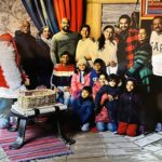 Tovino Thomas Instagram - "Making priceless memories with Santa and the ones I love the most ❤️🎅🎄" #throwback #rovaniemi #santaclaus #santaclausvillage