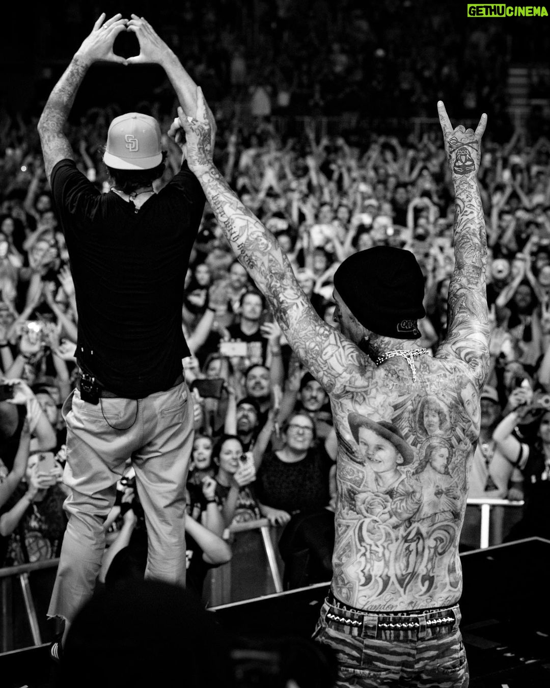 Travis Barker Instagram - What happens on tour…