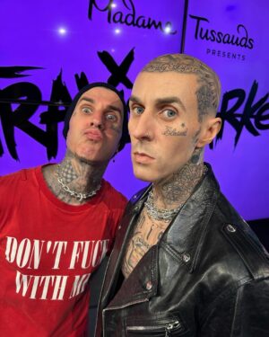 Travis Barker Instagram - Come say hi to my clone @madametussaudsusa