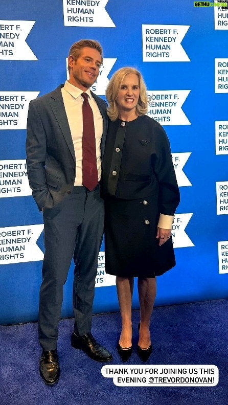 Trevor Donovan Instagram - RFK Ripple of Hope Award