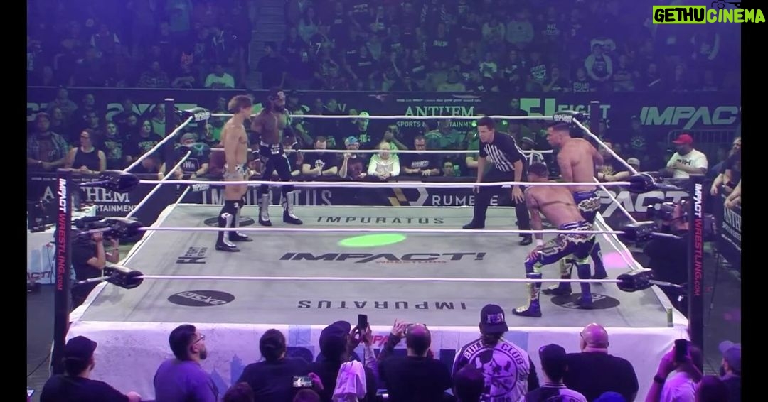 Trey McBrayer Instagram - Last night was electric ⚡️ @impactwrestling