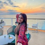 Trisha Instagram - Smell the sea and feel the sky, Let your soul and spirit fly…🕊️ Oh summer!You were wonderful❤️🧿 Scandinavia