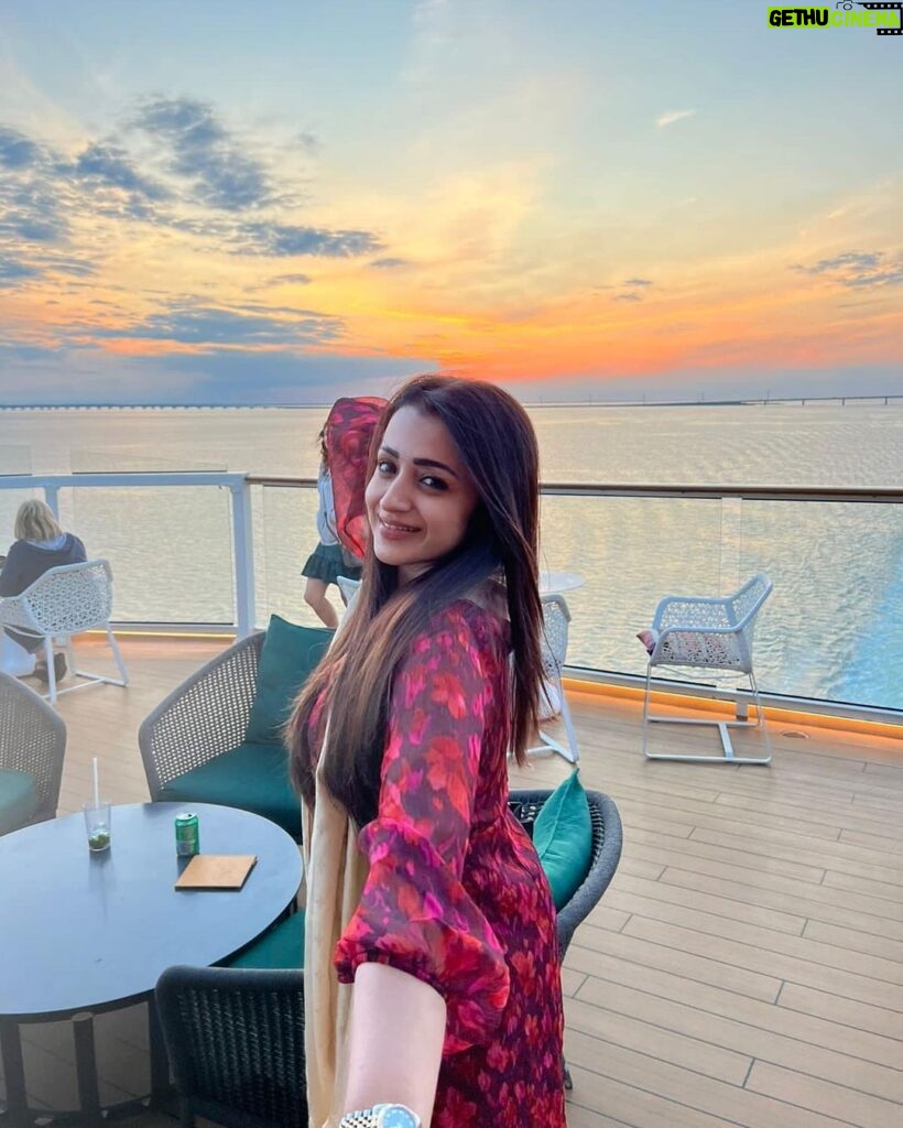 Trisha Instagram - Smell the sea and feel the sky, Let your soul and spirit fly…🕊️ Oh summer!You were wonderful❤️🧿 Scandinavia