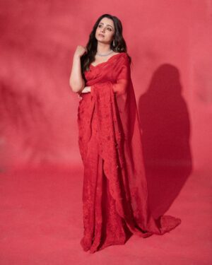 Trisha Instagram - Thanks to everyone who made me feel like a “WOW”
🤣✨🌹🧿

Outfit: @toraniofficial 
Jewellery: @grtjewellers 

Style team : @ekalakhani @team___e @malinikarthikeyan @harshene.ravichandar 

HMU @makeupandhairbypris @rachelstylesmith 
Photographed by @kannasrihari 

#leo #TeamE #StyledByEka #bloodysweetvictory #LCU
#leosuccessmeet