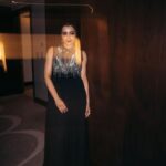 Trisha Instagram – 👋🏻
Wearing @rudrakshdwivedi 
Earrings and rings  @karishma.joolry 
Bracelet @swarovski 
HMU @rachelstylesmith @makeupandhairbypris 
Styled by @ekalakhani @team___e 
@malinikarthikeyan @harshene.ravichandar @itsfatimabaluch 

#TrishaKrishnan #SiimaAwards #ekalakhani #teamE Emirate of Dubai