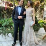 Troian Bellisario Instagram - So grateful for a night out with you @patrickjadams Thank you to my incredible team: @annabelleharron and this incredible @oscardelarenta dress Hair: @thechromastudiowesth Make up: @fabiolamakeup Clutch: @tylerellisofficial Jewelry: @normansilverman And obviously @shradercomms for the win.