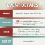 Troian Bellisario Instagram - Get ur butt on the bike! August 26th in Sherman oaks I will be sweating and huffing right next to you for a great cause! @every_day_action is doing a charity ride and you can come! Check out the link in my bio, buy your ticket, donate your hard earned cash and come watch me wheeze on a bike that doesn’t go anywhere… all proceeds are going to feeding our unhoused Los Angeleans. I’ll make it super fun and maybe we can see who smells worse after the ride. (There are also actual prizes you could win if you’re not into smelling other people) What do you say? CYCLEBAR