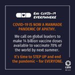 Troian Bellisario Instagram - #COVID19 is now a manmade pandemic of apathy , with only 2% of people in low-income countries having been vaccinated. That’s why I’m joining @careorg in calling on world leaders to deliver 7 billion #covidvaccine doses by the end of 2021 & 7 billion more by mid-2022 to vaccinate 70% of the world and end the pandemic EVERYWHERE . No one is safe until everyone is safe . Learn more at care.org/EndCOVIDEverywhere #EndCOVIDEverywhere