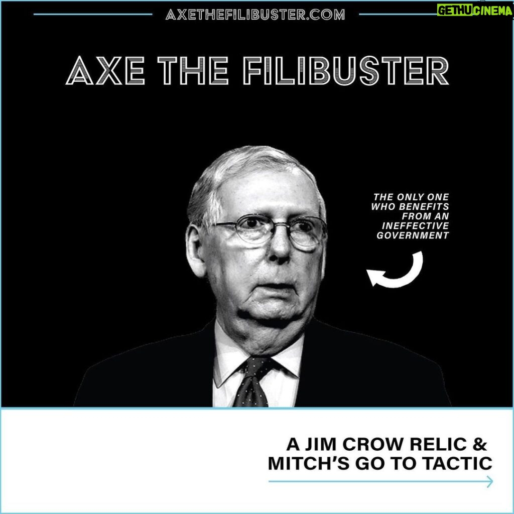 Troian Bellisario Instagram - Senators Joe Manchin and Kyrsten Sinema are willing to let Mitch McConnell keep his beloved filibuster. But we can help #AxeTheFilibuster by donating to local organizers who are holding Manchin and Sinema accountable. Click the link in my bio to learn more.