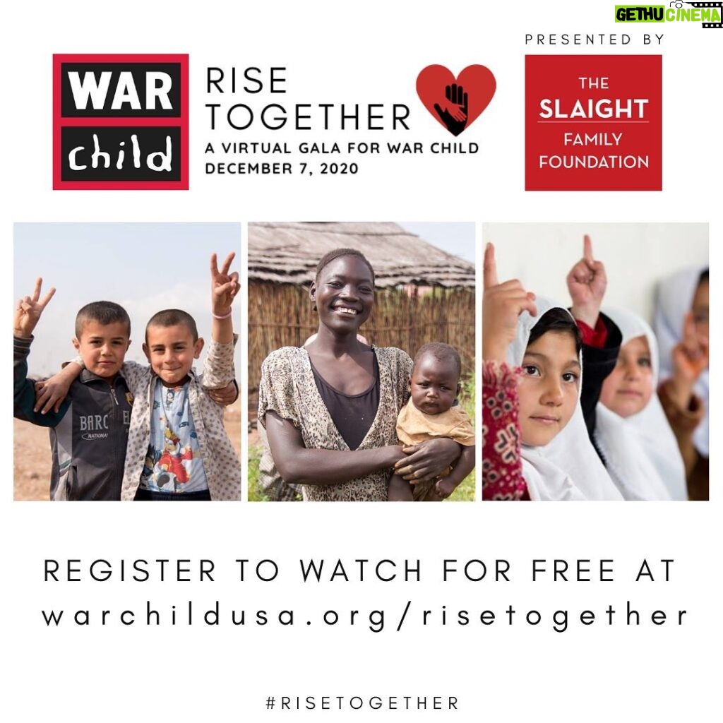 Troian Bellisario Instagram - Please join me, @theofficialsting, @lyle_lovett, @iamlpofficial, War Child Ambassadors @chantalkrev, @mingey and @thomas_sadoski, plus @sheaunmckinney, @halfadams and more on December 7th at 8pm EST as we #RiseTogether for @warchildusa’s virtual gala. This special event will feature intimate musical performances, storytelling, and fun - but most importantly it will be an evening to learn about the real impact you can have on a vulnerable child’s life. All proceeds will support War Child's critical COVID-19 response programs for communities that are already vulnerable and recovering from the shock of war and conflict. To find out more and to register to watch this free event visit: warchildusa.org/risetogether I #RiseTogether with War Child to empower children and families to overcome the brutal impact of war and violence especially at this critical time. I hope you will too. #WarChild